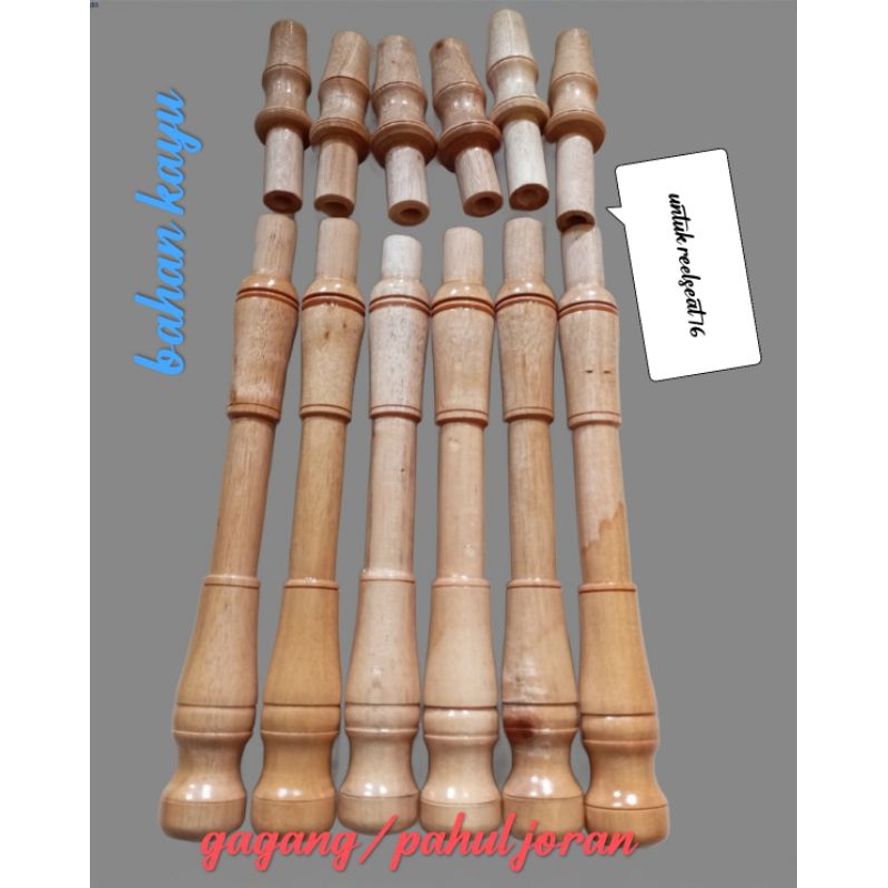 GAGANG/PAHUL JORAN BAHAN KAYU  untuk reelseat 16