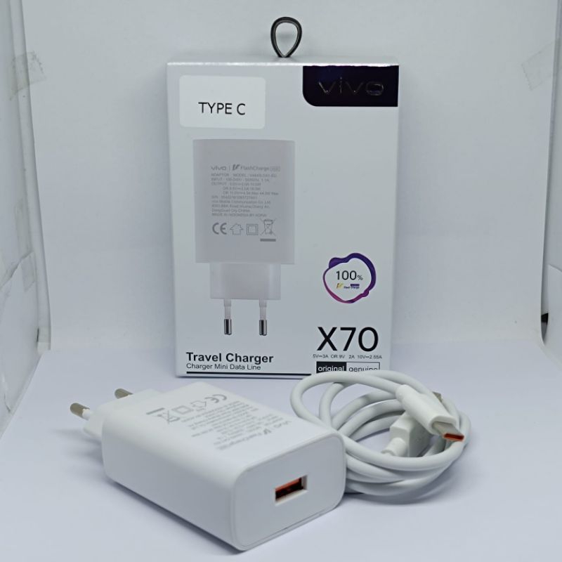 CHARGER CASAN VIVO Y30 Y30I Y50 FAST CARGING X70 ORIGINAL