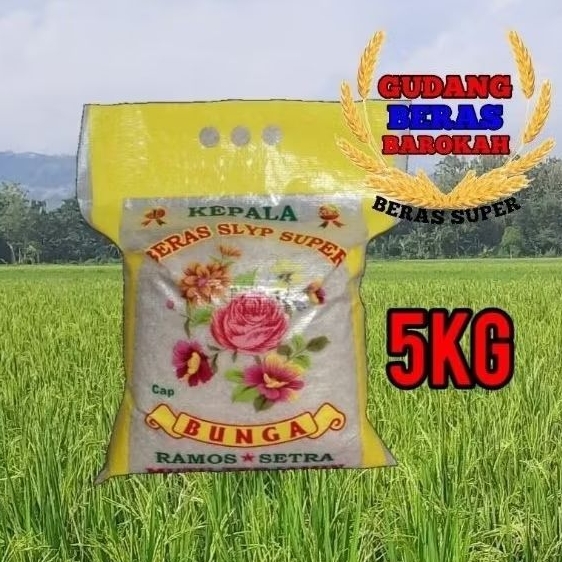 

BERAS KEPALA SLYP SUPER CAP BUNGA 5KG,10KG,20KG