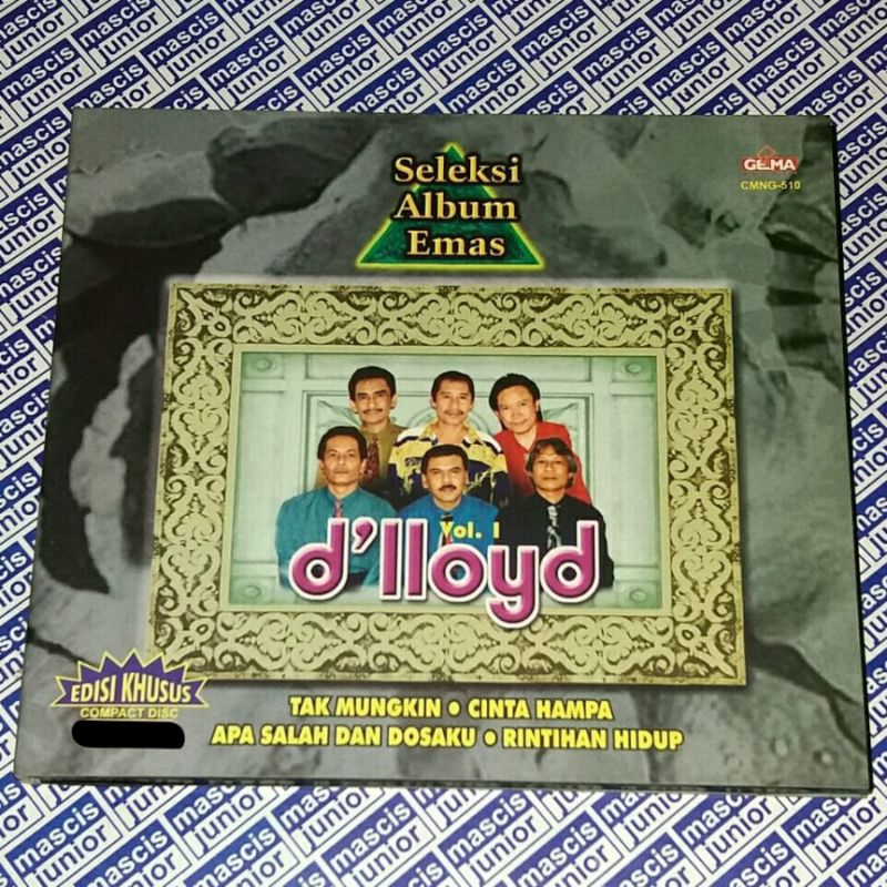 CD D'Lloyd - Seleksi Album Emas Vol. 1 Dlloyd D Lloyd