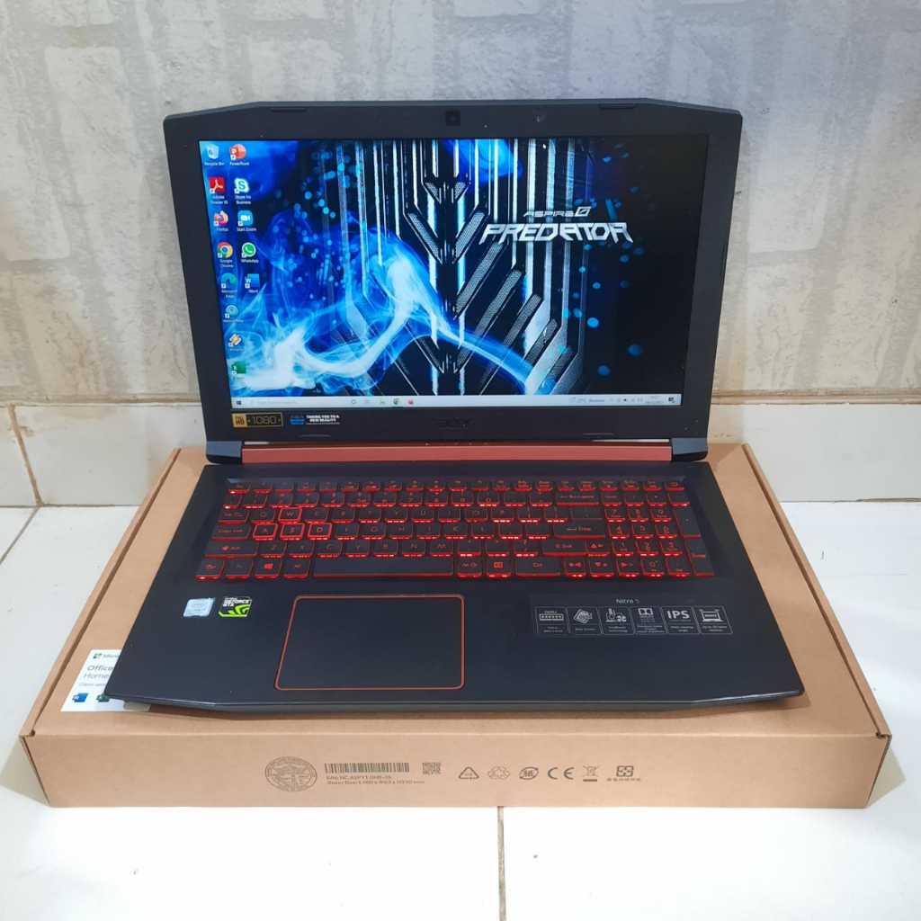LAPTOP GAMING ACER NITRO 5 - AN515-51, Intel Core i7-7700HQ, Gen 7Th, ###Doublevga, Ram 8Gb / 1Tb+12