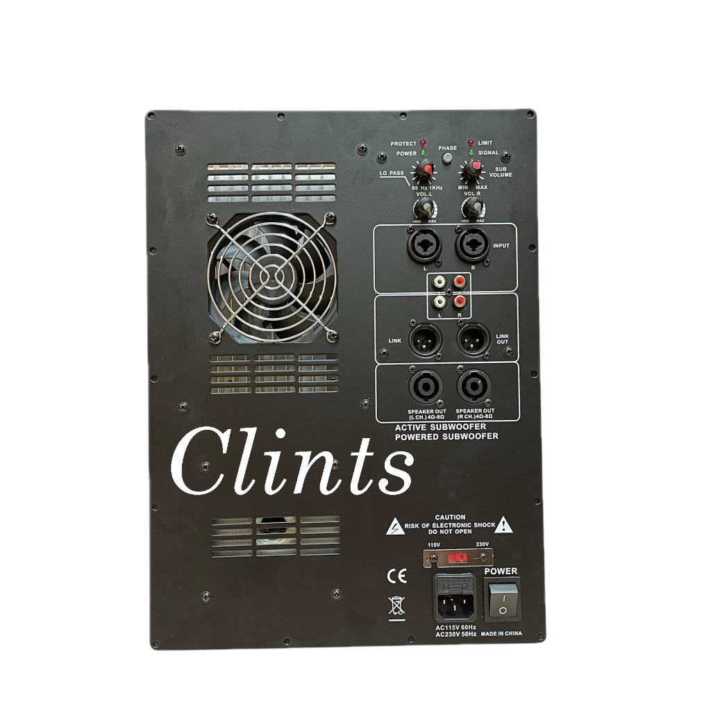 Power Kit Subwoofer/Mesin Subwoofer Active 18'' Output Speaker Satelit 4-8 ohm