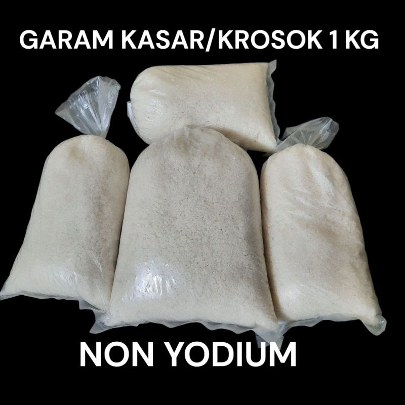 

garam Kasar / Garam Krosok / Grosok Non Yodium - 1kg