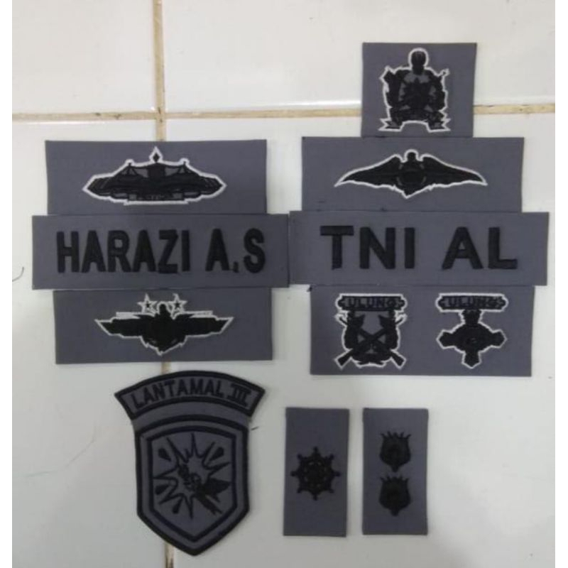 Atribut | Brevet PDL LAYAR TNI AL 1set