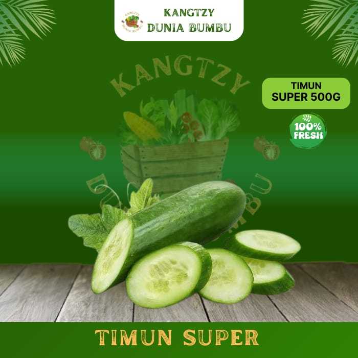

Timun super / mentimun ukuran kemasan 1kg, 500g, 250g, 100g DB10