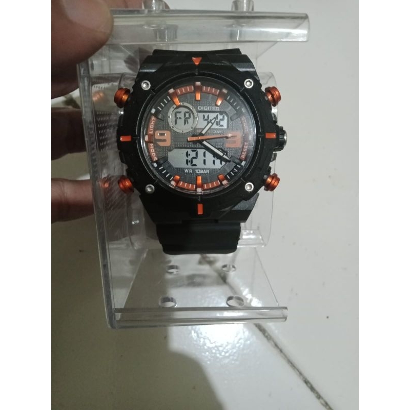 Jual jam tangan original merk Digitec cowok anadigit