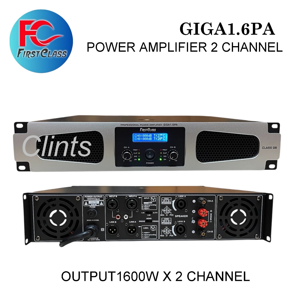 POWER FIRSTCLASS GIGA1.6PA power amplifier firstclass