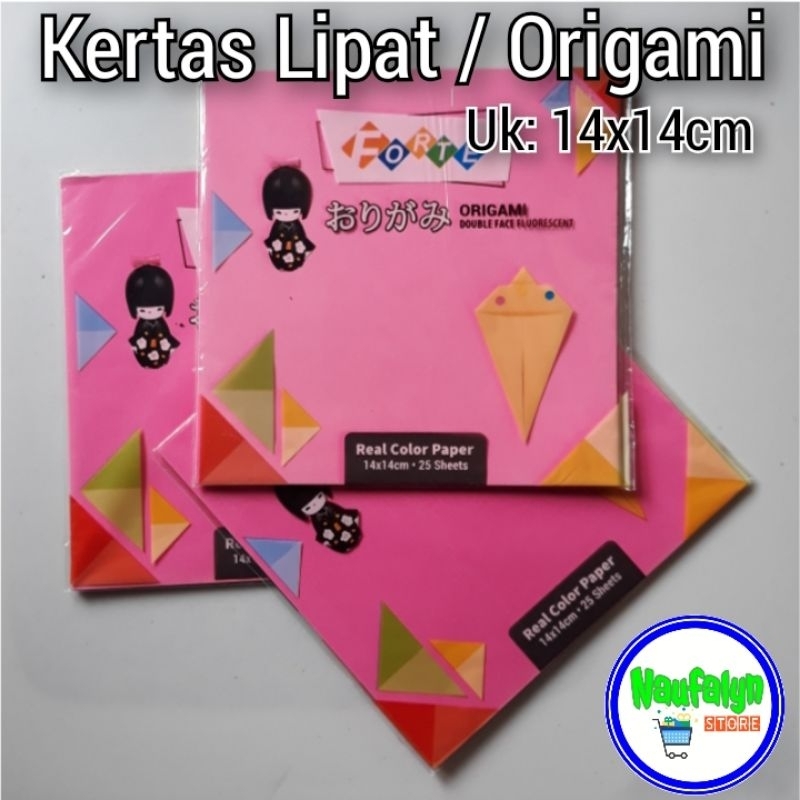 

Kertas Lipat Origami Ukuran 14x14cm Isi 25 Lembar