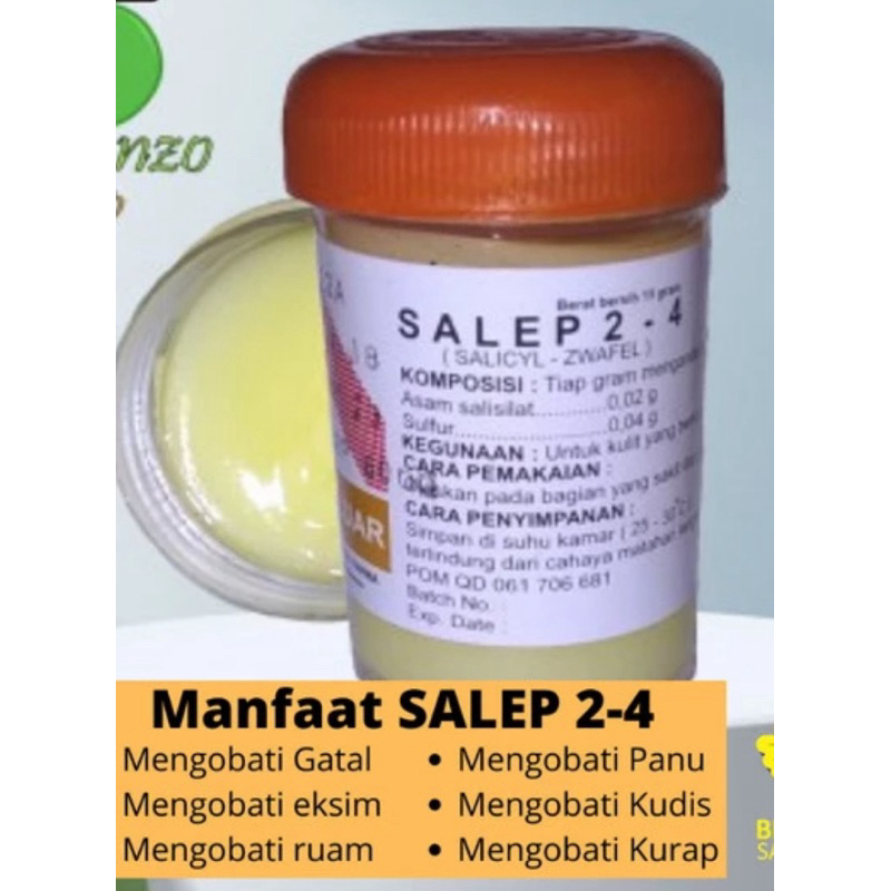 SALEP 2-4 SALEP BELERANG SULFUR OBAT GATAL