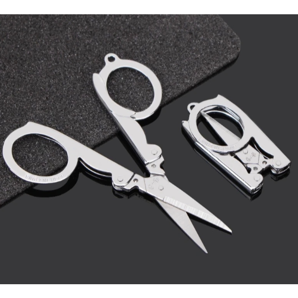 

TERMURAH Gunting Kecil LIPAT - Gunting Lipat Mini Stainless Tajam