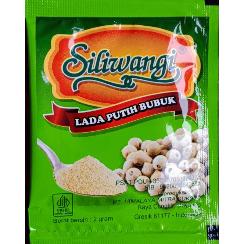 

Merica Bubuk Siliwangi 1 pack @2 gr (72 pcs)