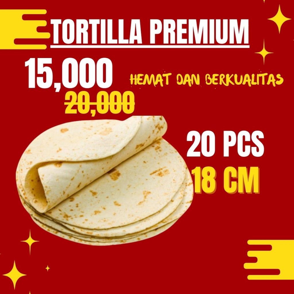 

Tortilla atau Eiys Mesir 18 CM