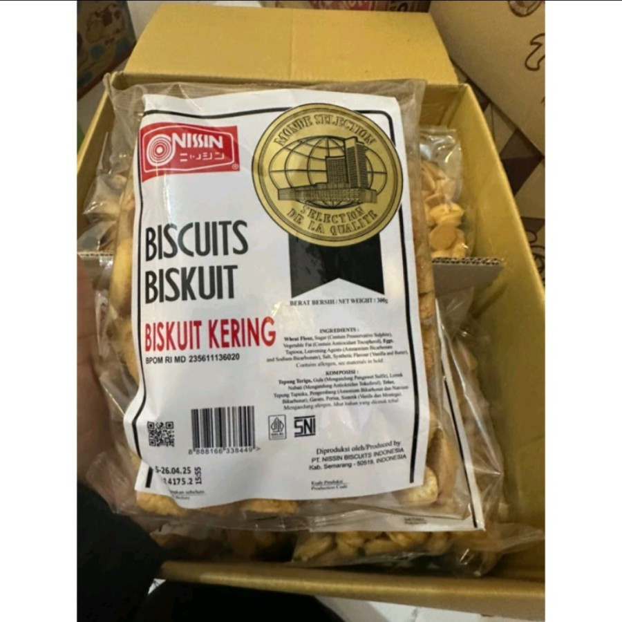 

NISSIN BISKUIT KERING RASA manis- 300grm - Biskuit jadul