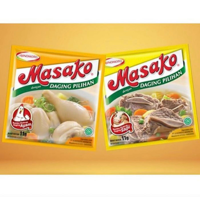 

masako renceng rasa ayam/sapi isi 12pcs