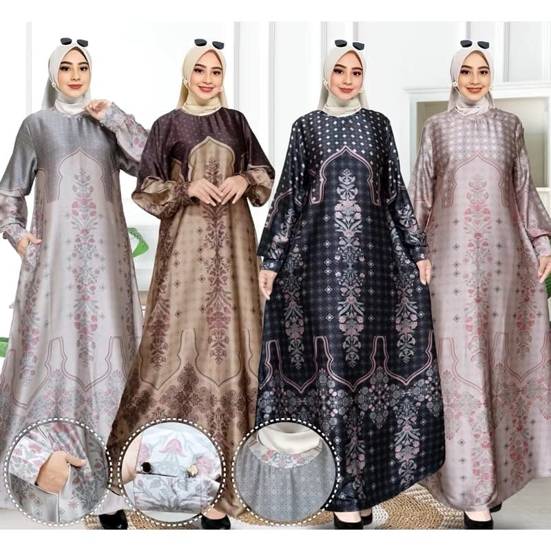 SAVANA DRESS |GAMIS LEBARAN ARMANY SILK |GAMIS SUTRA SILK |GAMIS SILK PREMIUM