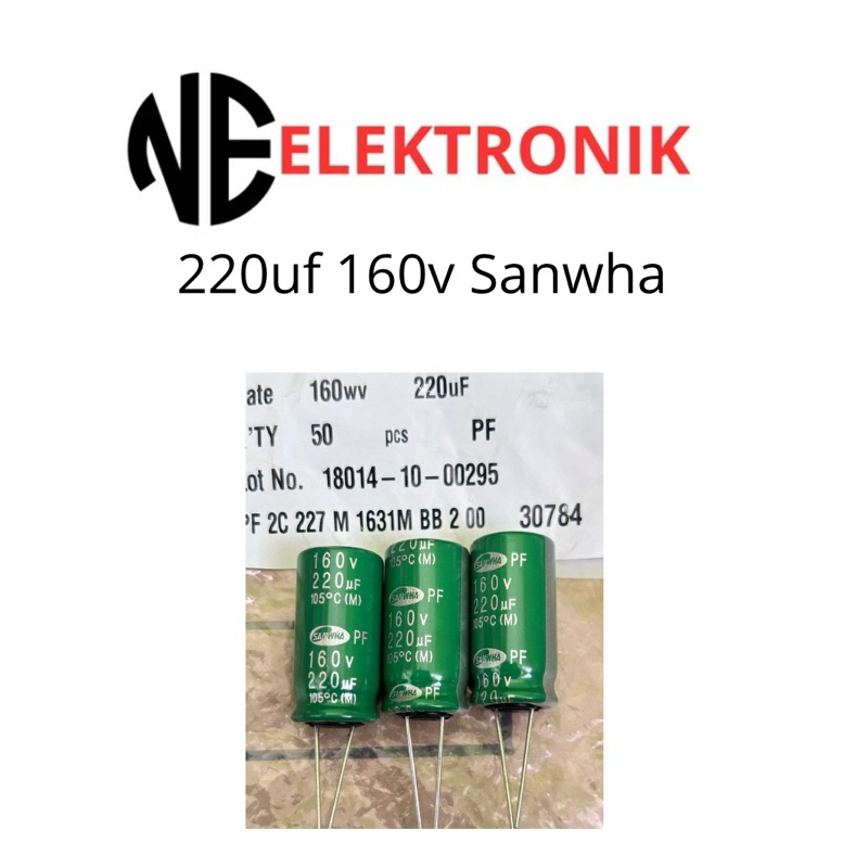Elko Elco 220uf 160v Samwha Original