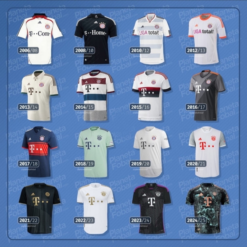 JERSEY BAYERN AWAY // JERSEY BOLA LENGKAP