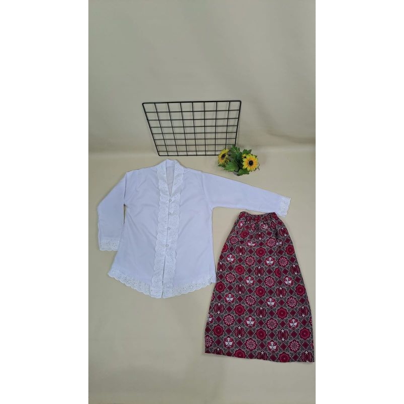 kebaya encim/kebaya sd/kebaya sekolah/baju kebaya sunda anak perempuan sd/tk terbaru