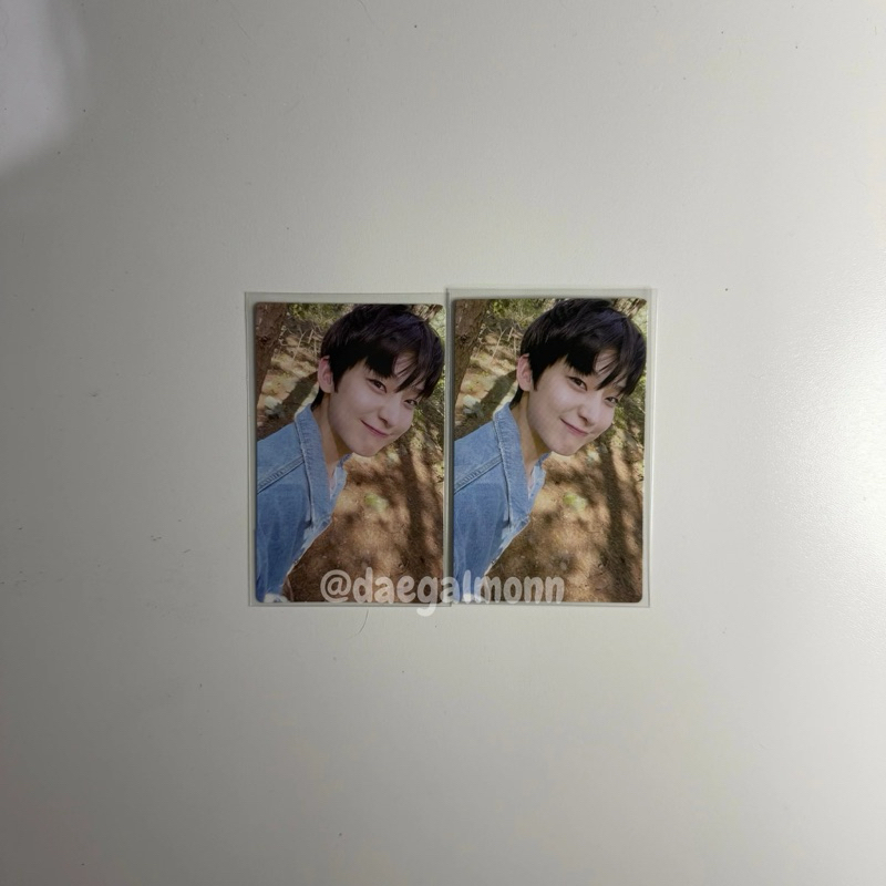 Photocard pc Sunoo Enhypen jaket biru