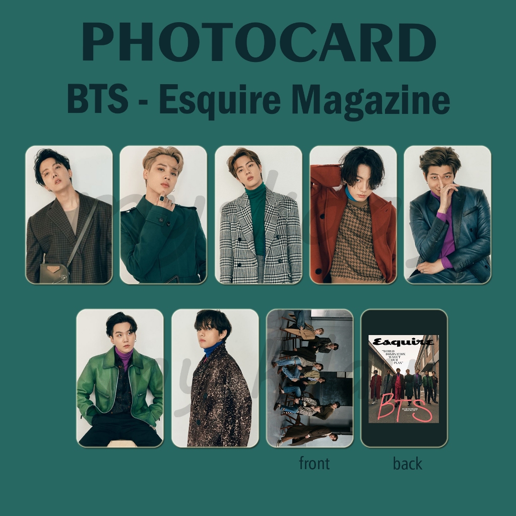 PC-0277, Unofficial Photocard Bangtanseonyeondan Esquire 2 sisi
