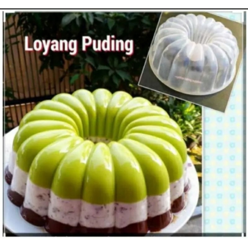 Cetakan Kue Bolu Kukus Puding Agar Jelly Motif Royal Salur Besar Diameter 24 Cm Tinggi 7 Cm / Cetaka