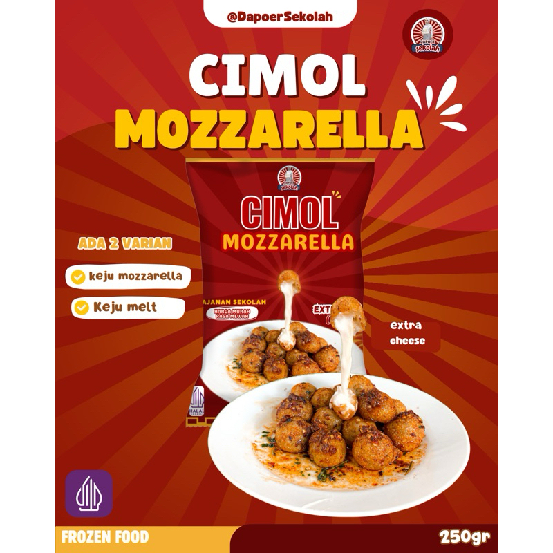 

Cimol Mozzarella by Dapoer Sekolah l Cimol Mozzarella Frozen Food l Cimol bojot mozzarella Lumer Kemasan Vakum /Cimol cheesy Melt