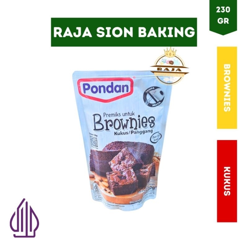 

Pondan Brownies Kukus Dan Panggang Instan 230gr