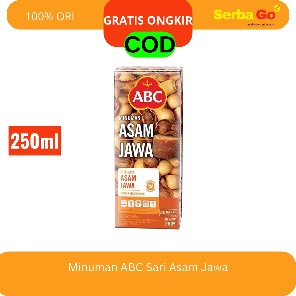 

ABC Sari Asam Jawa 250ml Minuman Kemasan