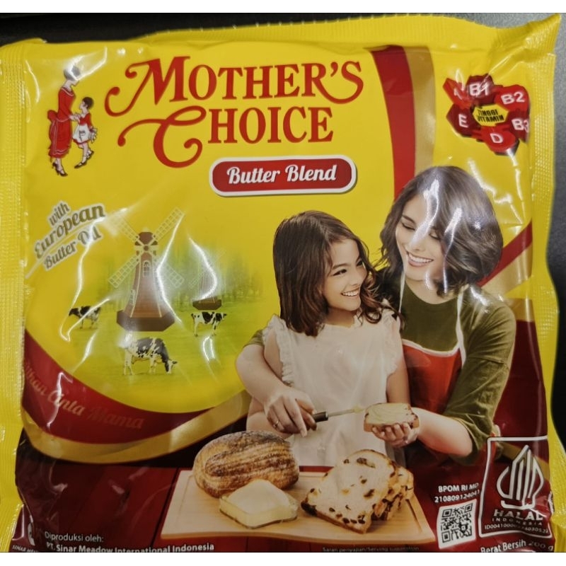 

Mothers Choise Butter Blend Kemasan 200 Gr