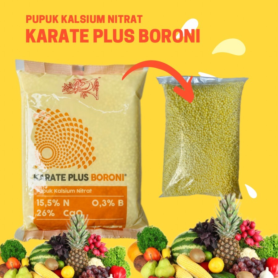 Pupuk Meroke Karate Plus Boroni Kalsium Boron REPACK - 100GR,karate boron