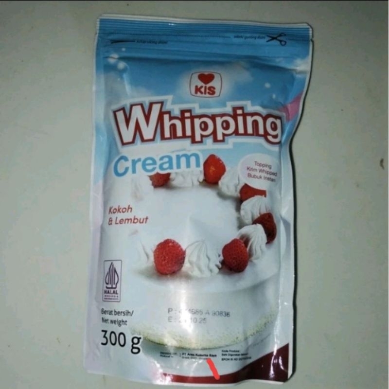 

whipping cream kis 300 g