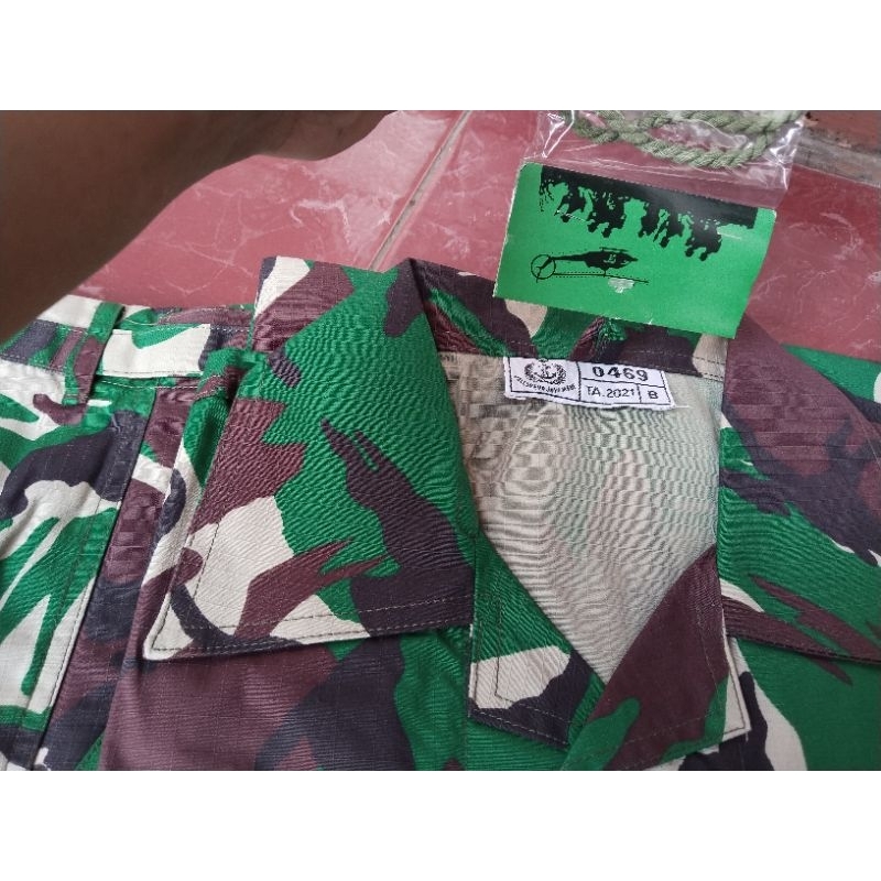 BAJU PDL LORENG ASLI JATAH PEMBAGIAN TNI AL TAHUN 2021 UKURAN B