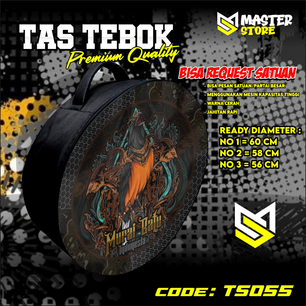 tas tebok murai motif MURAI BATU INDONESIA ransel gendong jinjing bawa tebok sangkar murai printing