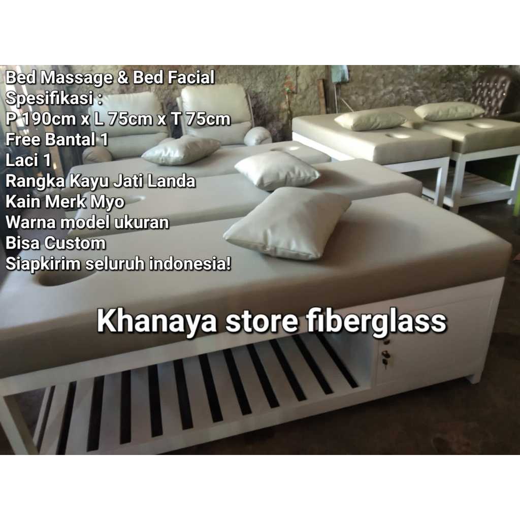 Bed Massage Ranjang dipan meja pijat terapi Refleksi facial.