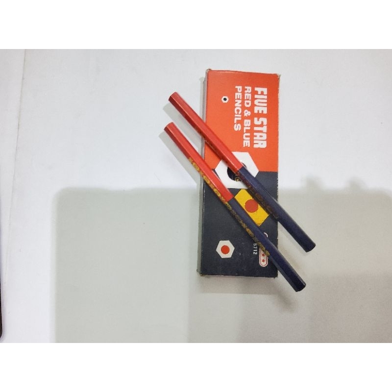 

pensil merah biru/ penanda kain