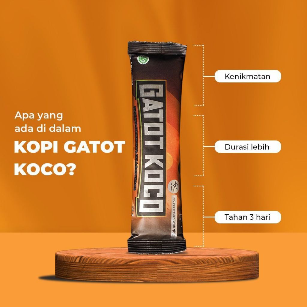 

Kopi Gatot Koco Saset Hemat Original 100% BPOM by Dr. Richard Lee | Bergaransi |