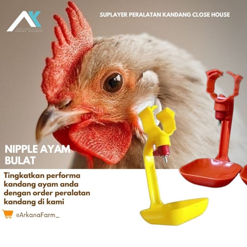 Nipple nipel nepel niple tempat minum ayam broiler petelur puyuh