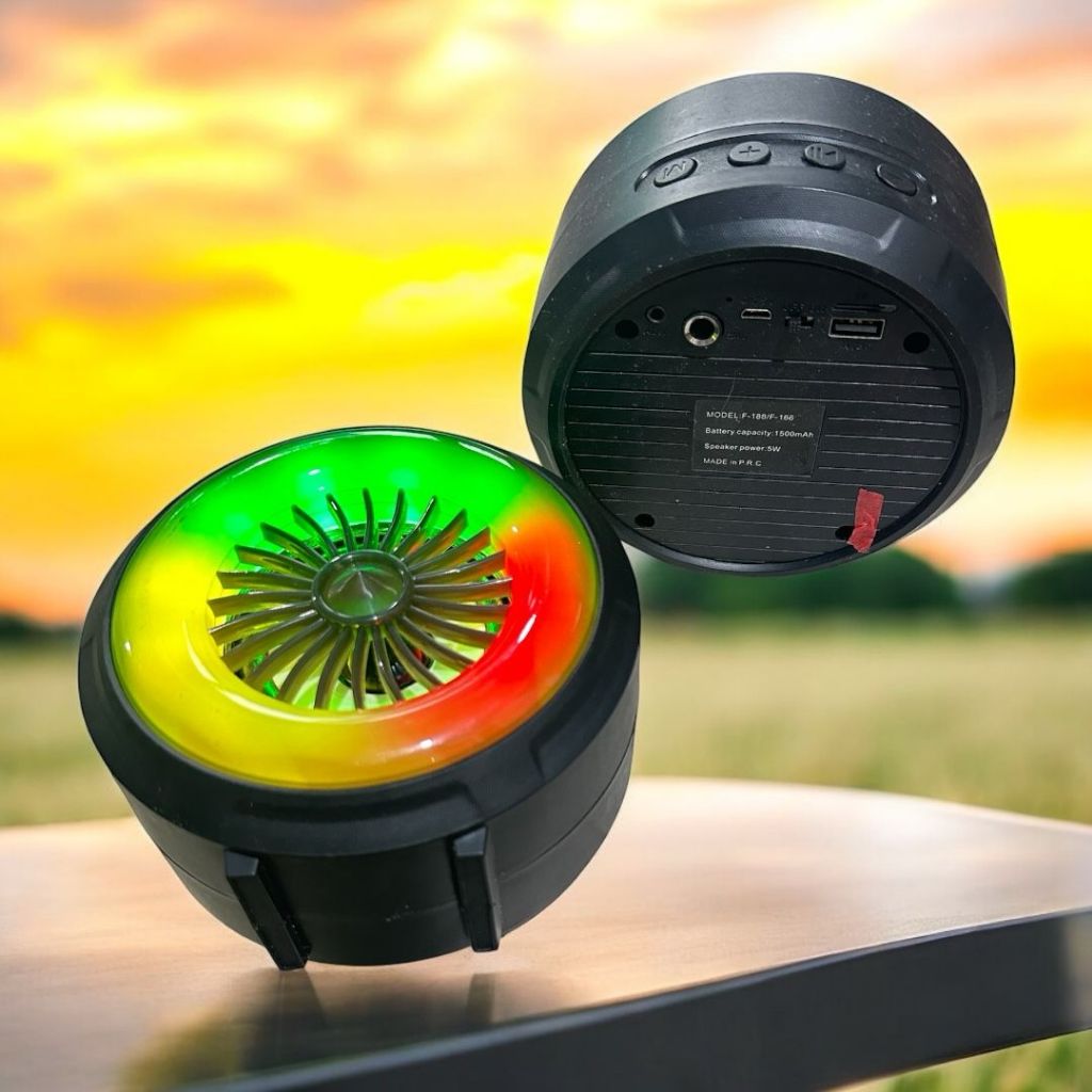 MUSIK BOK BLUETOOTH SUPORT MIC DAN FITUR LED MURAH MP3 OLAYER PORTABLE BLUETOOTH 4" 4INCH MUSIK BOX 