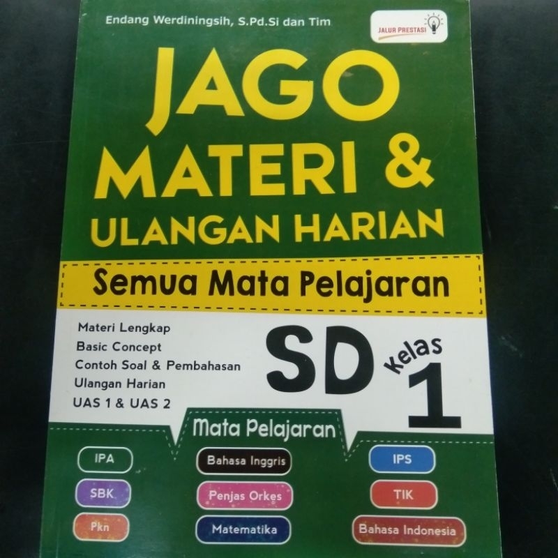 Buku Soal dan Materi Kelas 1 SD / MI : Buku Jago Materi dan Latihan Soal Ulangan Harian ( Matematika