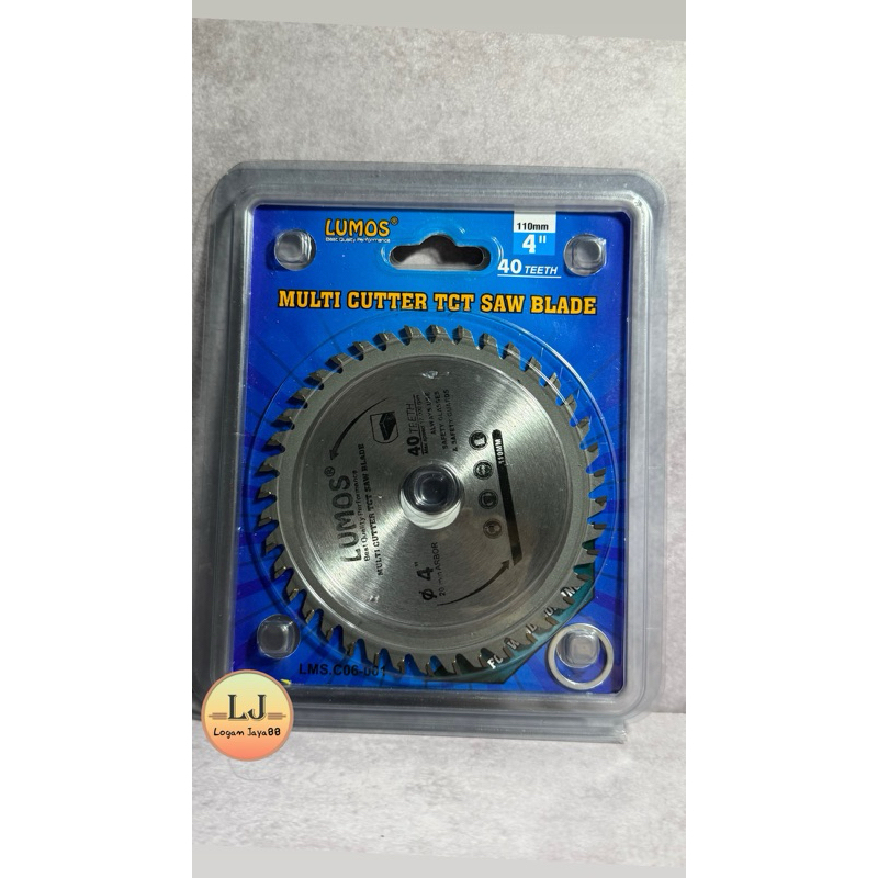 Mata Potong Kayu LUMOS 100% ORIGINAL | 24 Teeth 4" | 72 Teeth 4" | 40 Teeth 4"
