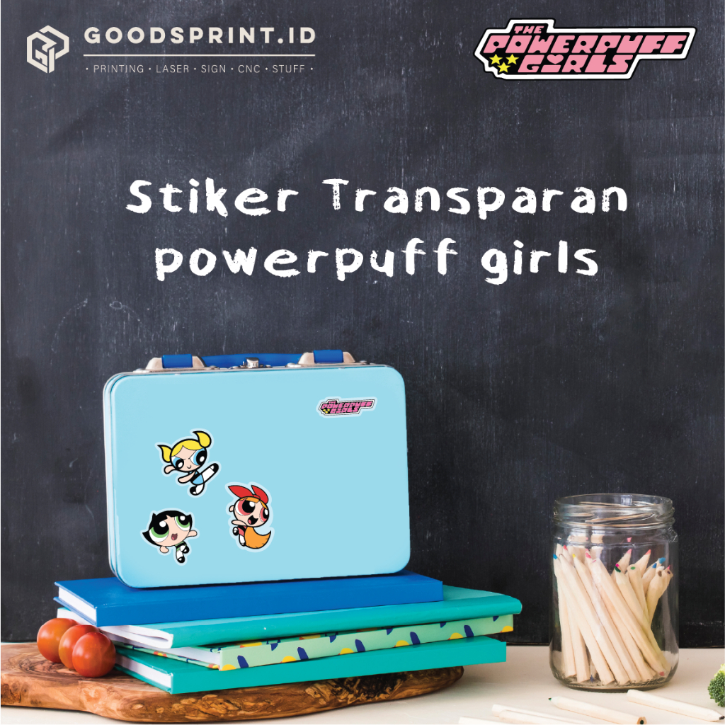 

Sticker Pack POWERPUFF GIRLS Stiker Tumbler Waterproof Sticker Sheets A6