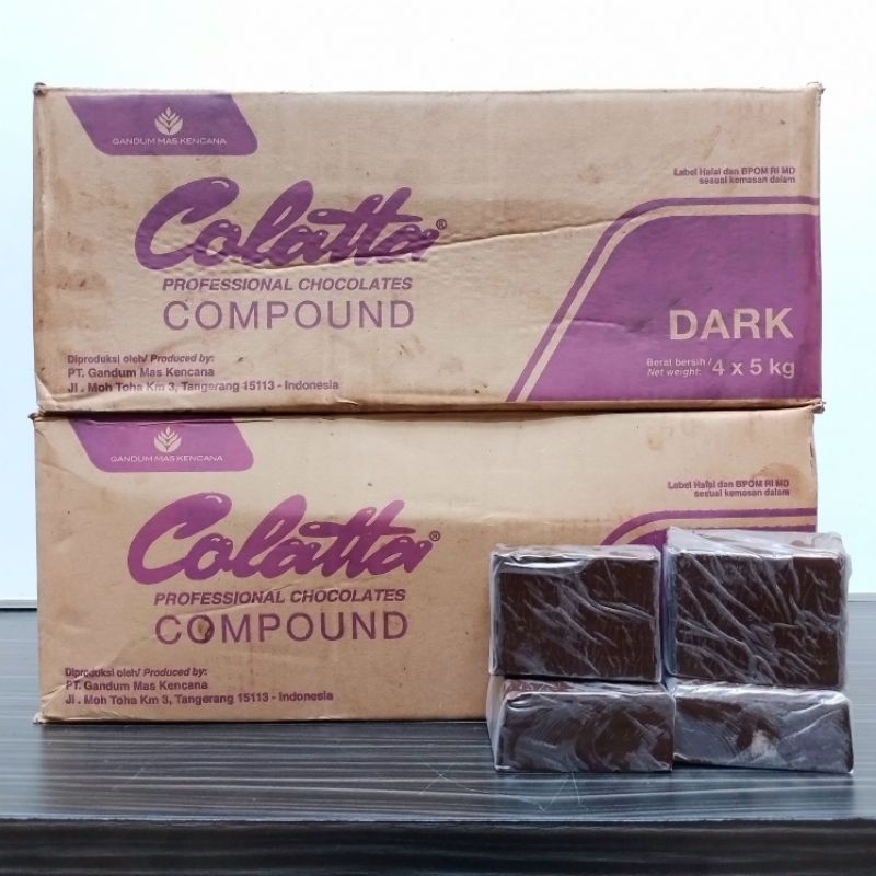 

Coklat Batangan Collata Dark Compound Repack | 250gr | [ Original ]