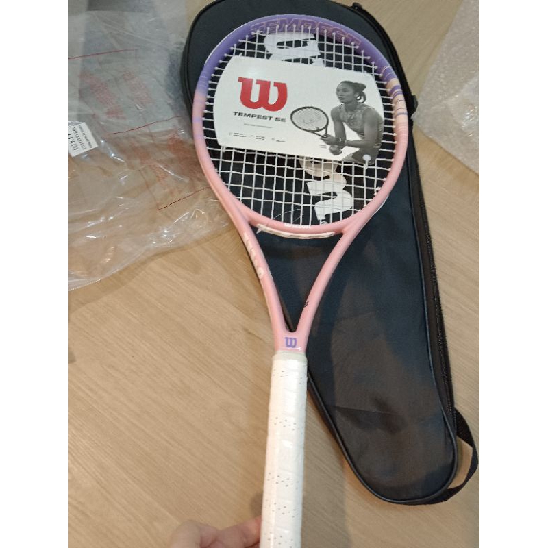 raket wilson tempest se racket pink purple wilson