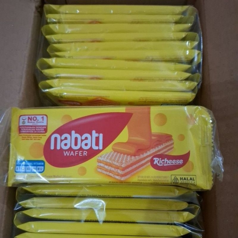 

nabati wafer 15 gram / pcs ( 1 bks isi 10 pcs)