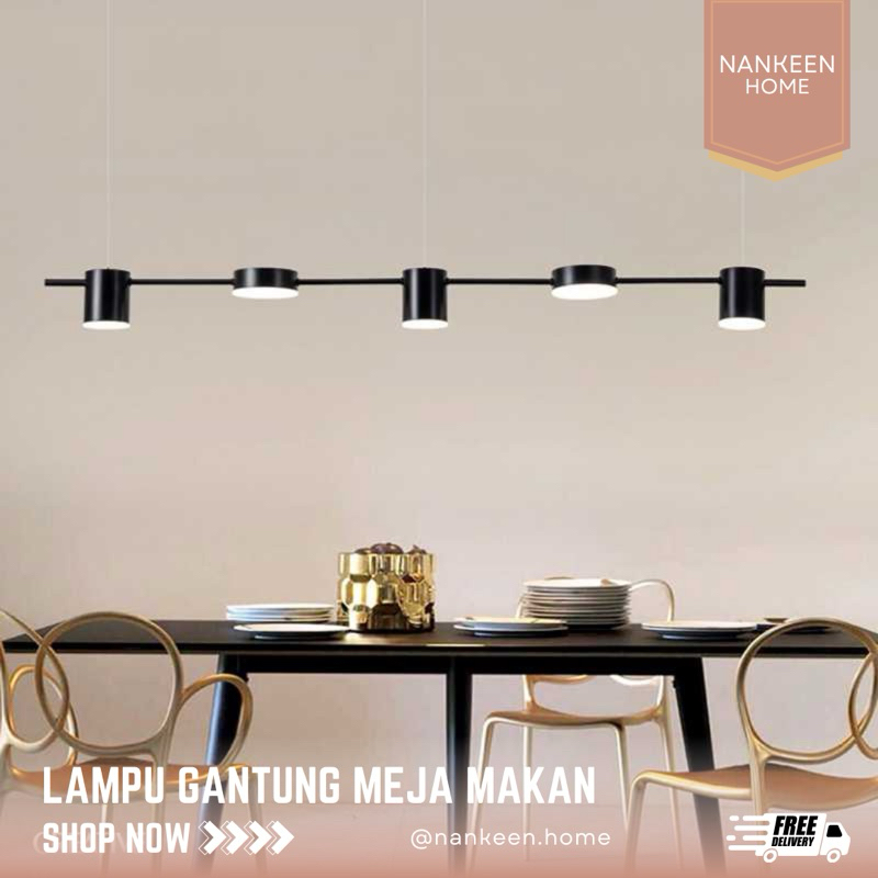 nankeen Lampu Gantung Meja Makan Minimalis Estetik/Lampu Gantung Plafon