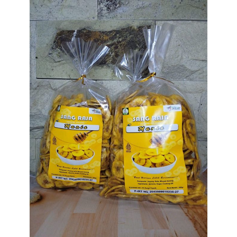

Keripik pisang Nangka Manis Caramel