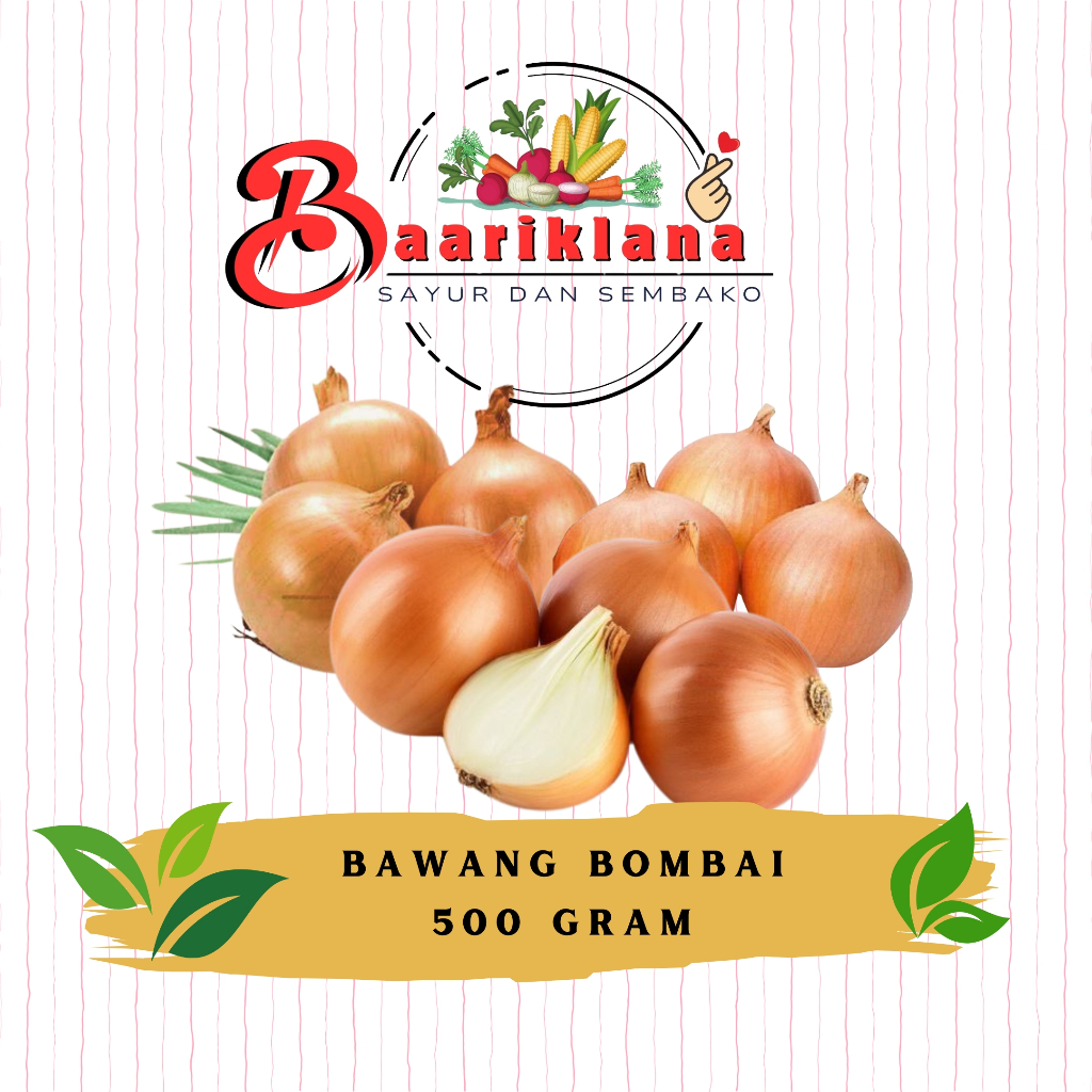 

BAWANG BOMBAI 500 GRAM - TOKO BAARIKLANA
