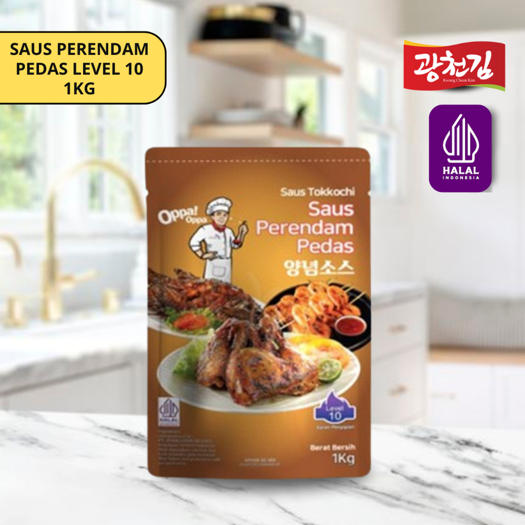 

KC. Saus Perendam Pedas Tokkochi Saus Buldak Pedas 1Kg Level 10 Oppa-Oppa