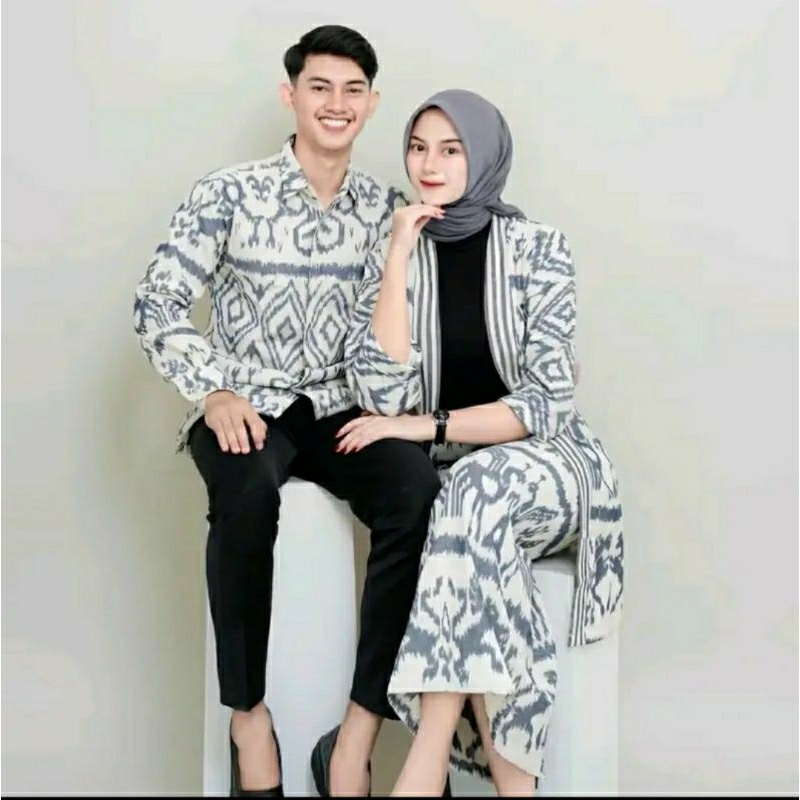 COUPLE TENUN_SET OUTER ROK_OUTER TENUN_KEMEJA