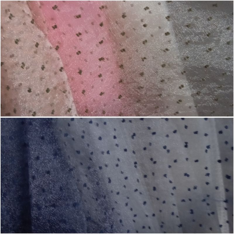 1/2 meter Kain Organza (2 Warna) | Bahan Organza | Kain Meteran | Organza Polos | Bahan Import